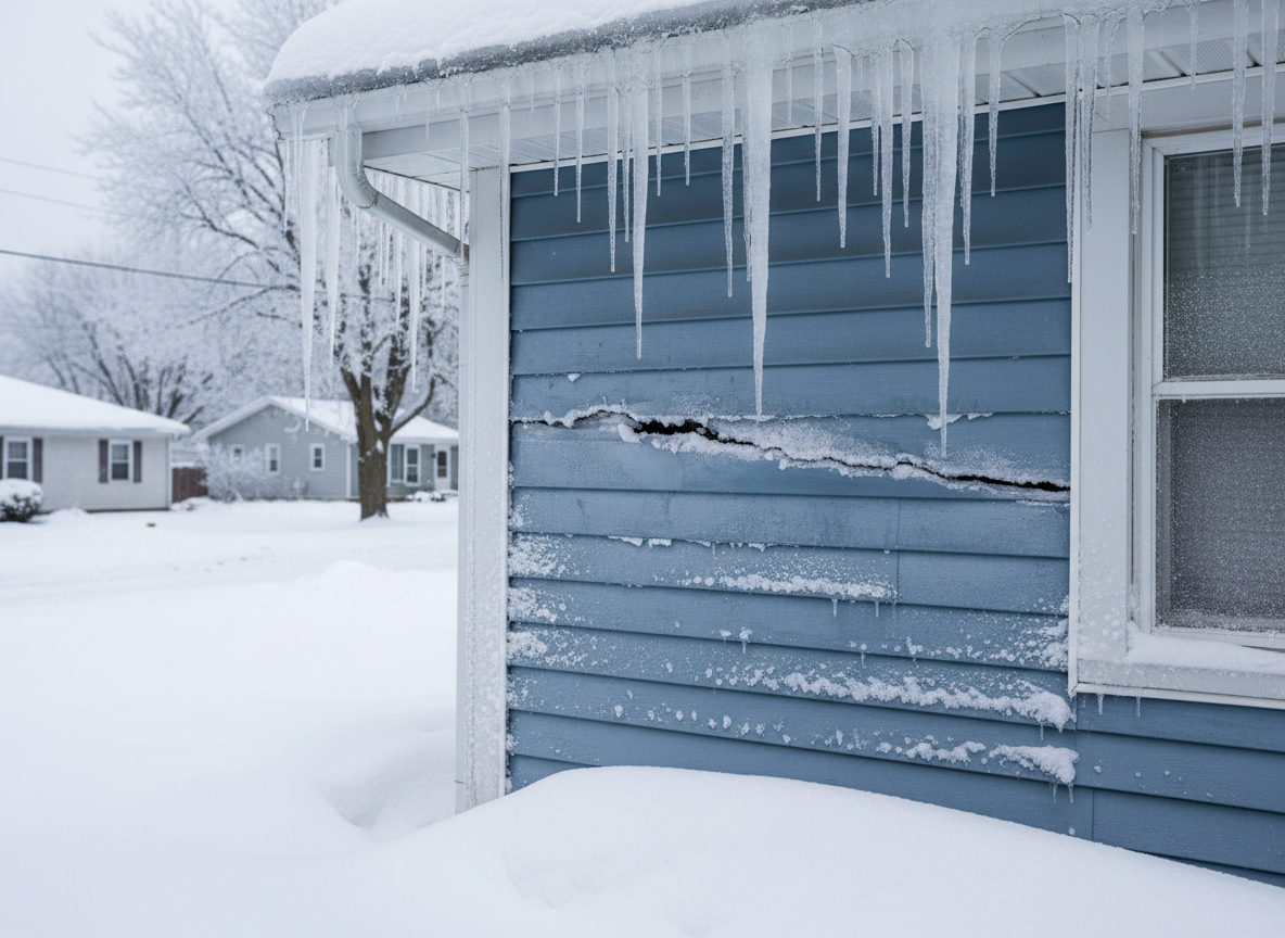How Ice and Snow Affect Vinyl Siding on Union Homes