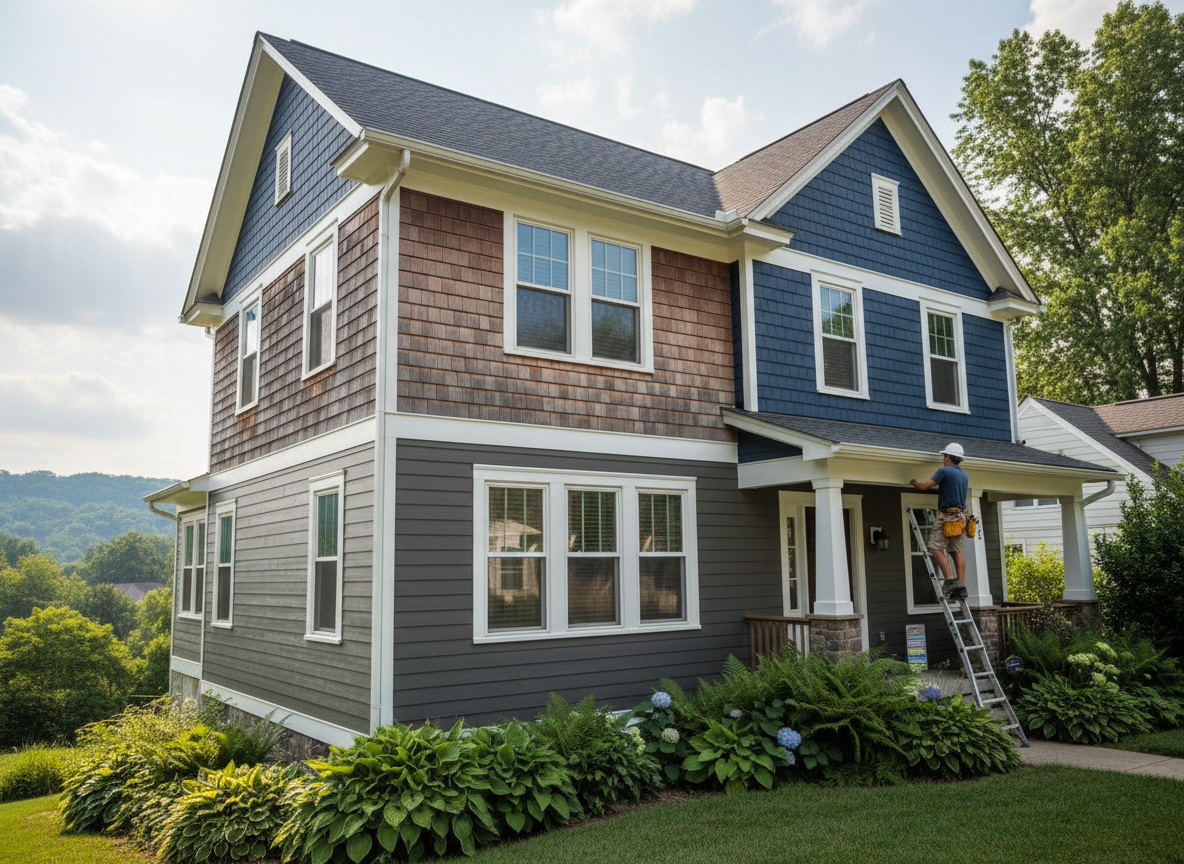 Siding contractor in Burlington