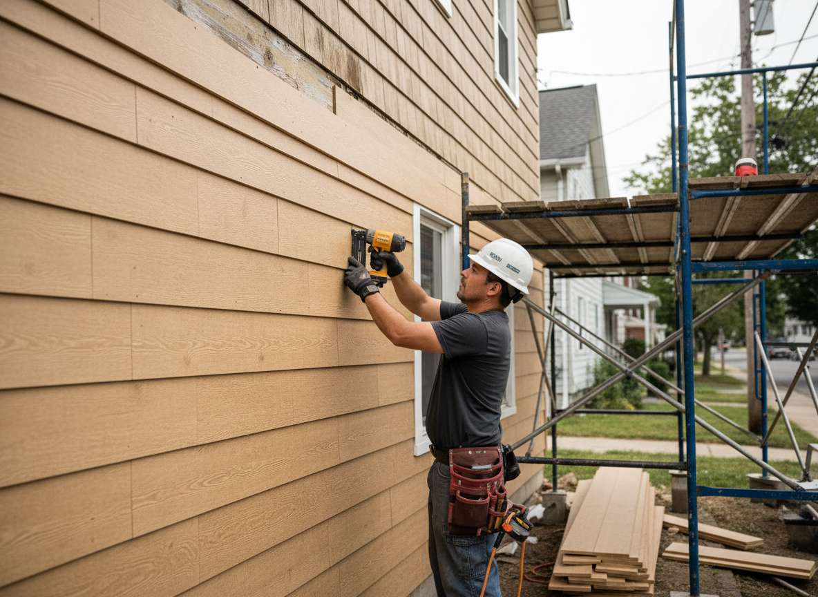 hardboard siding in Union